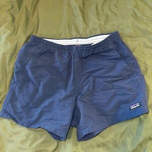 Patagonia Navy Baggies - small